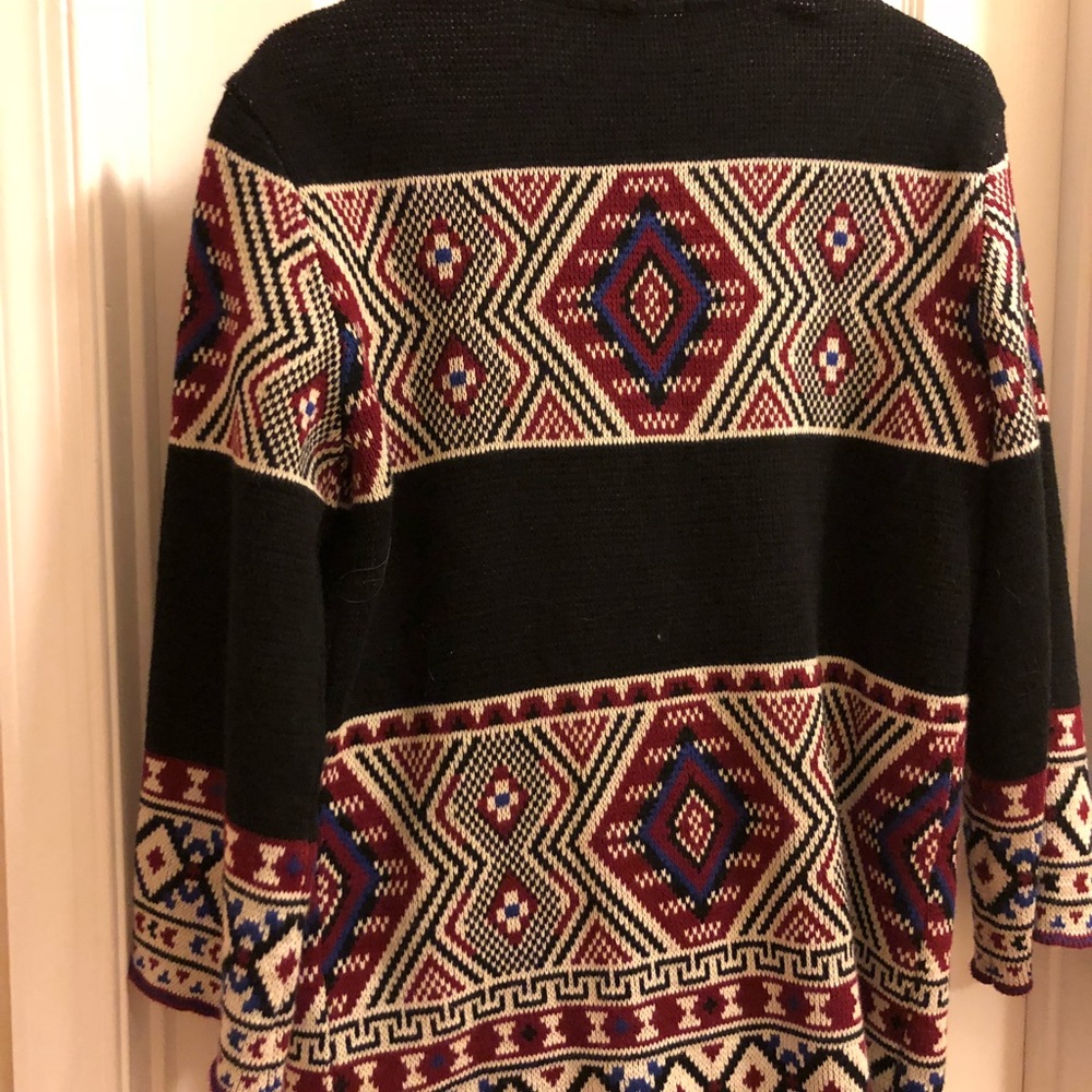 Multicolor sweater jacket - Picture 3 of 3